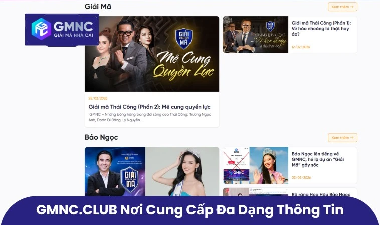 GMNC.VIP nơi cung cấp đa dạng thông tin